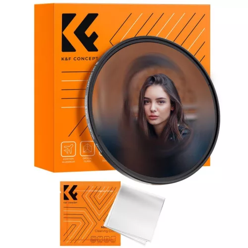 K&F Concept Nano-B Series Halo Swirl, spirál hatás effekt szűrő, 58mm