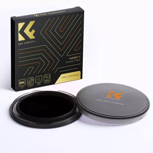 K&F Concept NANO-X ND100000 szűrő, napszűrő, vízlepergető, karcálló, 82mm