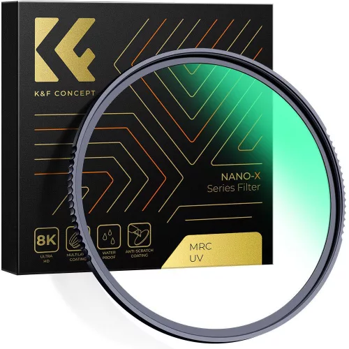 K&F Concept NANO-X series, B270, HD, MCUV szűrő, vízlepergető, karcálló, 127mm