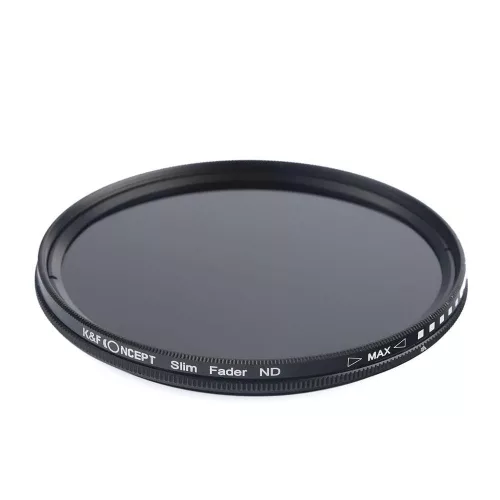K&F Concept Slim vario ND 2-400 változtatható szürkeszűrő, 77 mm