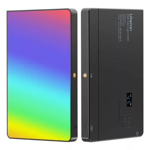 Ulanzi LT003 RGB LED lámpa, 10" átmérő, 2500-9000K, 15W, 20 effekt, 8000mAh