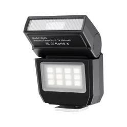   Ulanzi SL03 Spark Lite mini vaku és Led, dönthető, GN8, középpontos érintkező, fekete
