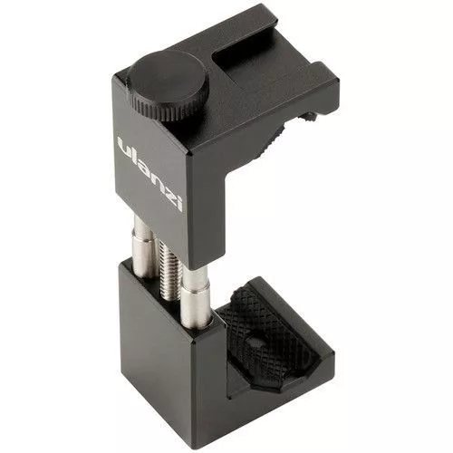 Ulanzi ST-02S alumínium telefon adapter, vakupapucs csatlakozóval, fekete