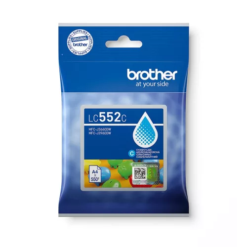 Brother LC552C Cyan tintapatron