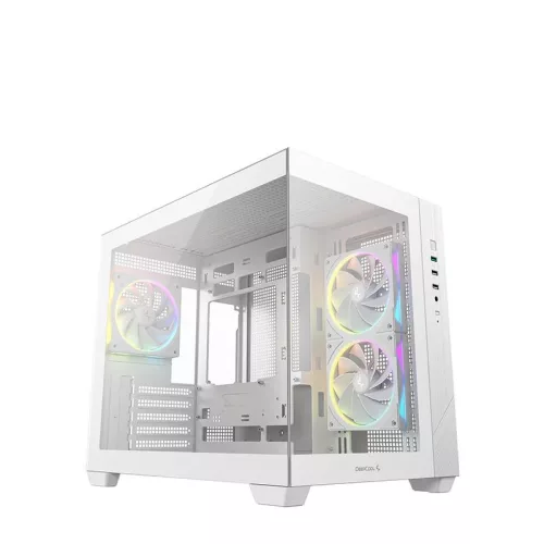 DeepCool CG330 3F WH Tempered Glass White