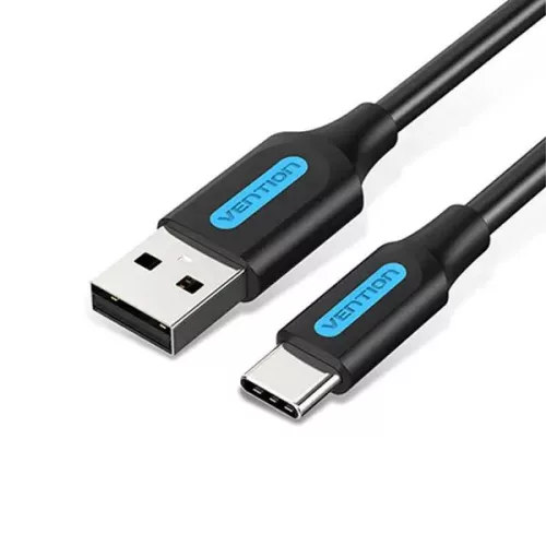 Vention USB 2.0 USB-A to USB-C cable 1,5m Black