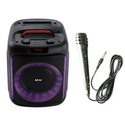 Akai 1.0 Portable Bluetooth Speaker 20W Black