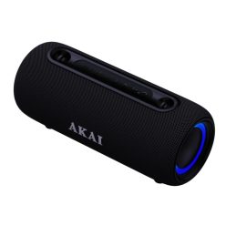 Akai 1.0 Waterproof Portable Bluetooth Speaker 15W Black