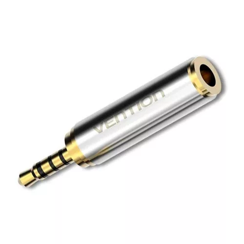 Vention 2,5mm Jack to 3,5mm Jack Adapter Silver