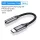 Vention USB-C Male to 3.5MM Earphone Jack With DAC Adapter Grey