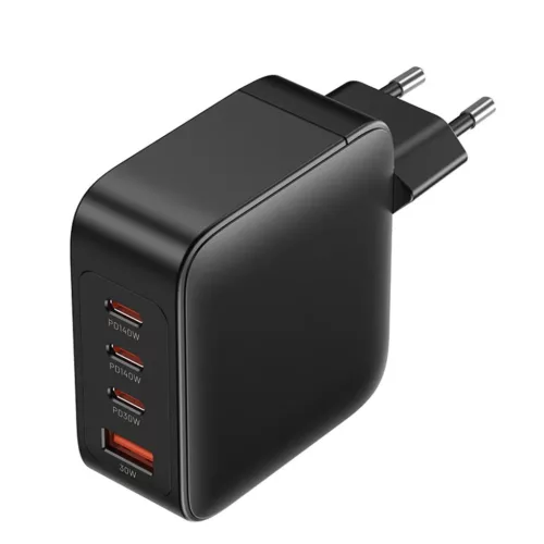 Vention 4-Port USB Gan Charger Black