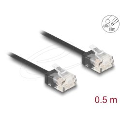 DeLock CAT6 U-UTP Patch Cable 0,5m Black