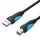 Vention USB 2.0 A USB 2.0 B 2.0 Cable 3m Black/Blue