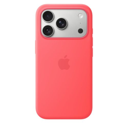 Apple iPhone 17 Pro Silicone Case with MagSafe Bright Guava