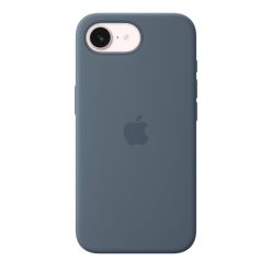 Apple iPhone 17e Silicone Case with MagSafe Anchor Blue