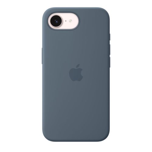 Apple iPhone 17e Silicone Case with MagSafe Anchor Blue