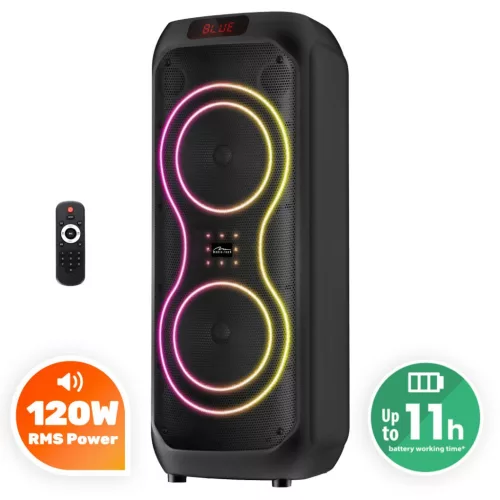 Media-Tech MT3185 BT Power Audio Max Bluetooth Black