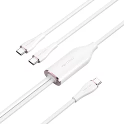 Vention USB 2.0 C to 2xUSB C Cable 1,5m White