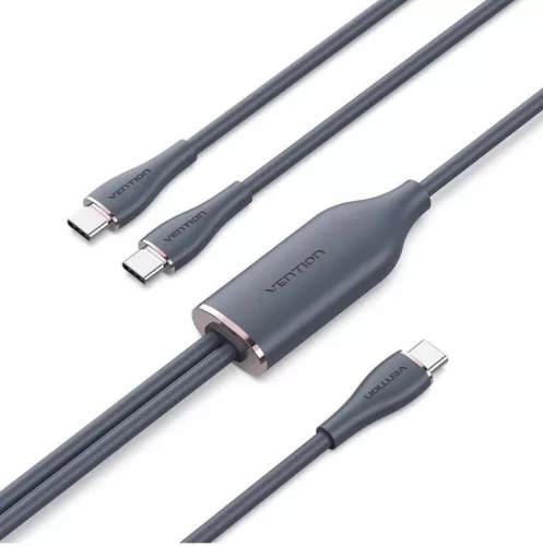 Vention USB 2.0 C to 2xUSB C Cable 1,5m Black