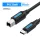 Vention USB 2.0 C to USB 2.0 B Printer Cable 1m Black