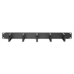   Digitus DN-97602 Cable routing panel with cable routing brackets for 483 mm (19") cabinets 1U Black
