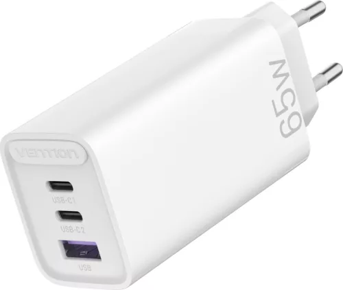 Vention 3-Port USB Charger White