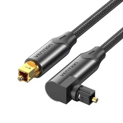 Vention Toslink optical audio cable braided 5m Black