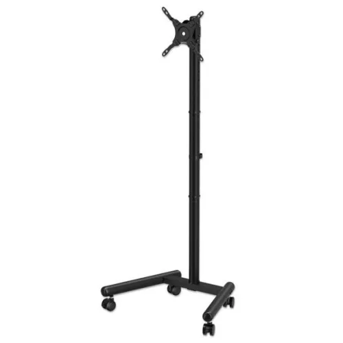 Manhattan Economy Compact Height-Adjustable TV Cart, for 13" to 50" Displays
