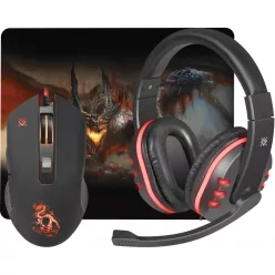 Defender Devourer MHP 006 Gaming Mouse Kit Black/Red