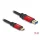 DeLock USB 10 Gbps USB Type-A male to USB Type-C male cable 3m Red Metal