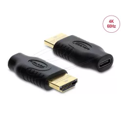 DeLock USB Type-C to HDMI 4K 60Hz adapter Black