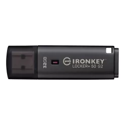 Kingston 32GB Ironkey Locker+ 50 G2 USB3.2 Black