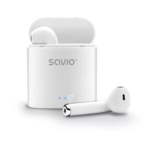 Savio TWS-01 Bluetooth Headset White