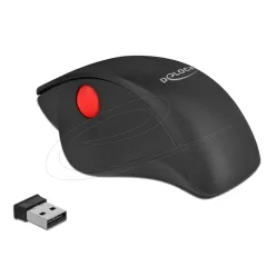 DeLock Ergonomic Wireless Vertical Mouse Black