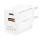 Logilink USB-A/C charger 20W GaN 2-port 1x USB-C (PD) 1x USB-A White