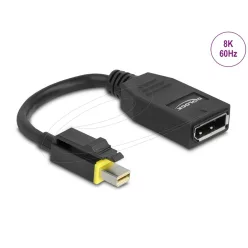   DeLock miniDisplayPort 1.4 to DisplayPort Adapter 8K/60Hz Black