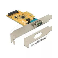   DeLock PCI Express Card to 1 x Serial RS-232 with voltage supply ESD