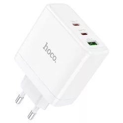 Hoco N30 Glory PD65W + QC3.0 Charger White