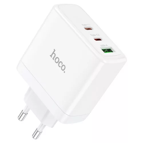 Hoco N30 Glory PD65W + QC3.0 Charger White
