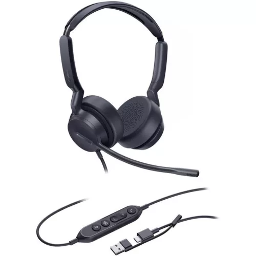 Yealink UH42 SE Dual Teams USB-C/A Headset Black
