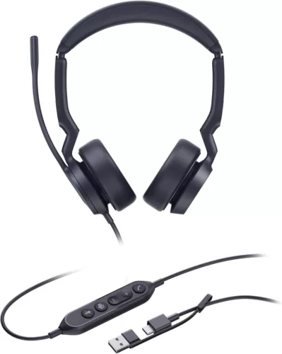Yealink UH44 Dual Teams USB-C/A Headset Black