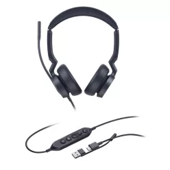 Yealink UH46 Dual Teams USB-C/A Headset Black