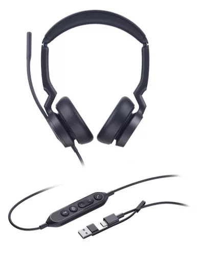 Yealink UH46 Dual Teams USB-C/A Headset Black