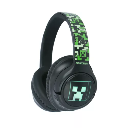 OTL Technologies Minecraft LED Light Up Bluetooth Headset Black/Green