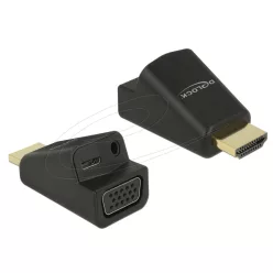 DeLock HDMI to VGA with Audio Adapter Black