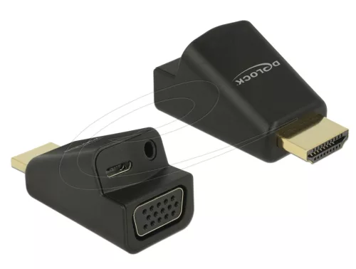 DeLock HDMI to VGA with Audio Adapter Black