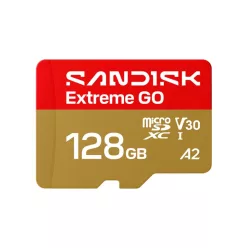 Sandisk 128GB microSDXC Extreme GO UHS-I U3 V30 A2
