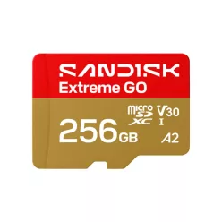 Sandisk 256GB microSDXC Extreme GO UHS-I U3 V30 A2