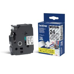   Brother TZE-151 laminált P-touch szalag (24mm) Black on Clear - 8m