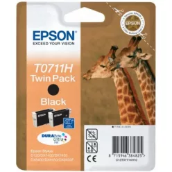 Epson T0711H Twin Pack Black